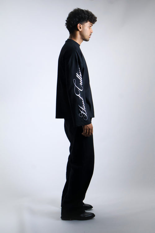 Warrior unisex oversized full sleeve T shirt