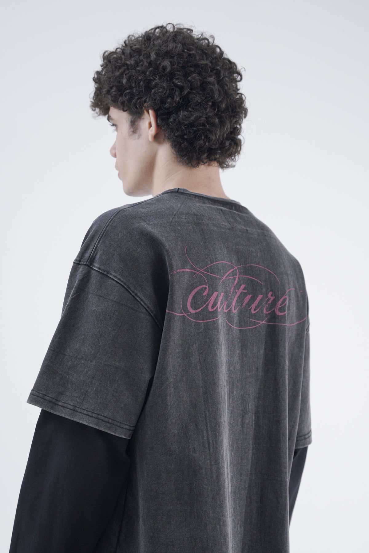 Relaxed Fit Printed long-sleeved t shirt