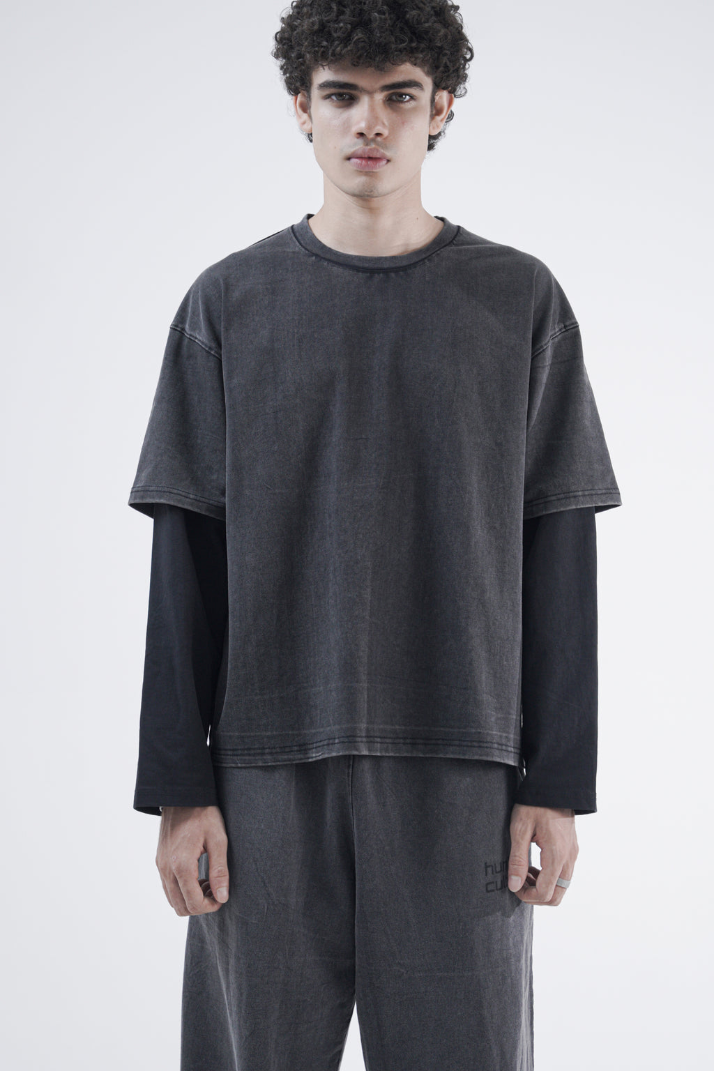 Relaxed Fit Printed long-sleeved t shirt